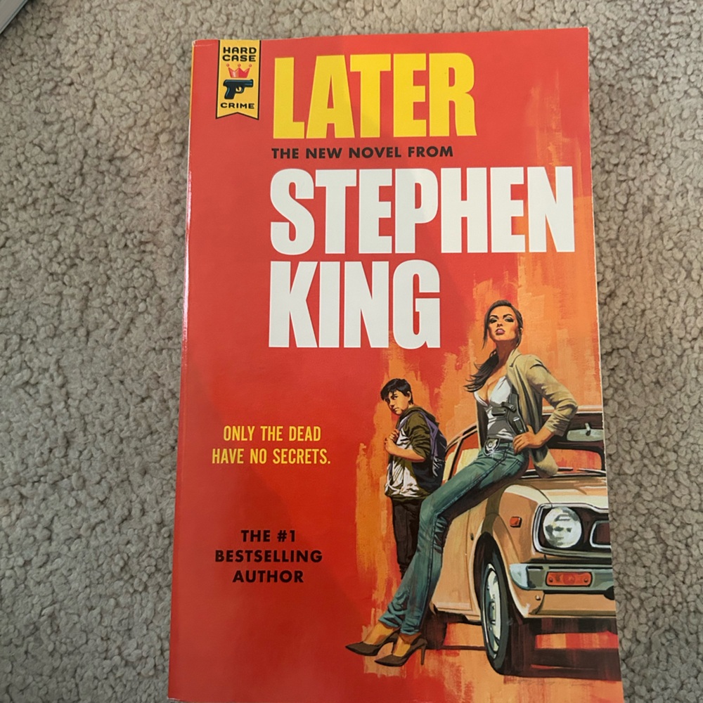 Stephen King 'Later' Paperback Book